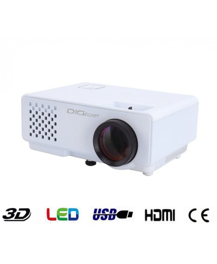 DigiCast DC08 Non Android HD LED Projector for  Home Projector