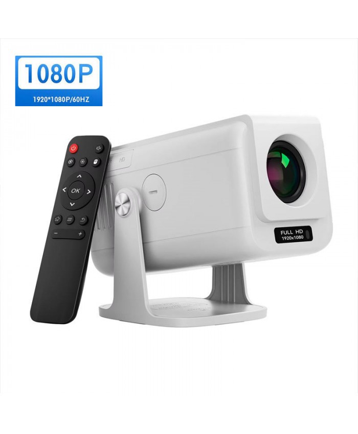 DigiCast Real Full HD 1080p Native, 13.0 Automatic Android Projector | 300 ISO | Rotatable Design | 4K HDR Support | Inbuilt Netflix, Prime | ARC-HDMI, USB, Wifi-6, BT, Screen Mirroring,
